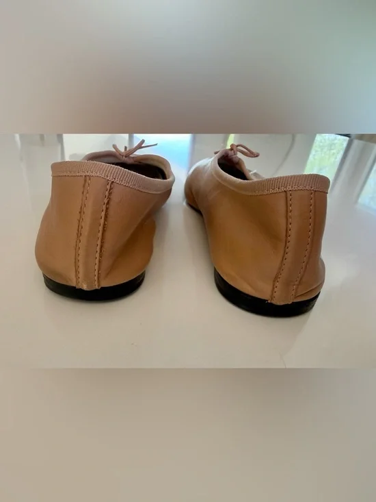 Repetto Lilouh Leather Ballet Flats Carnation Nude Pink Size 40 fits 8.5 or 9 US - Picture 9 of 12